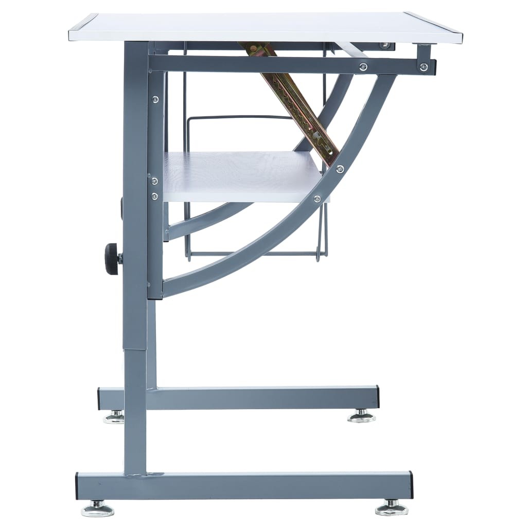 Teenagers Drafting Table White 110x60x87 cm MDF